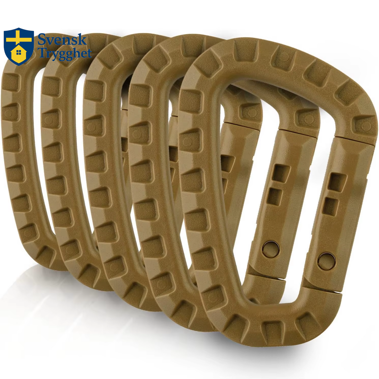 karbinhake, Hård Fjäderhake Utrustningskrok för Utomhus Camping Vandring