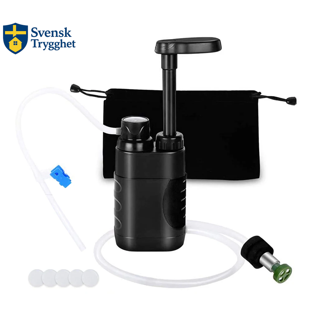 Vattenfilter och renare för utomhusbruk