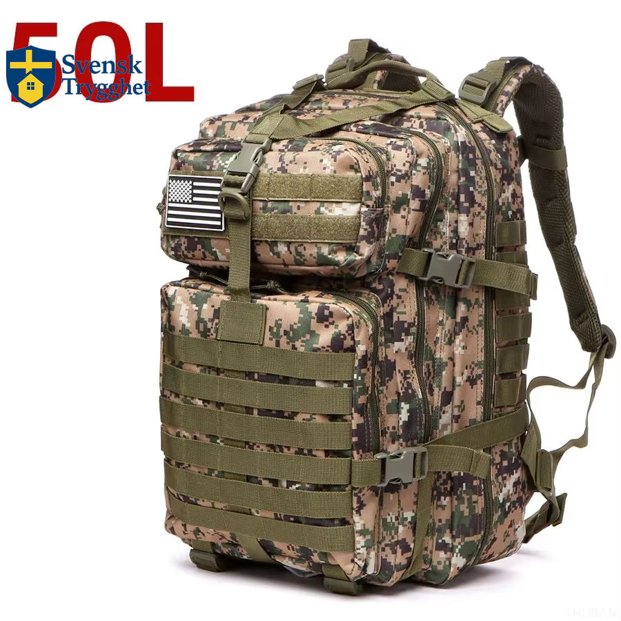 25L/50L Slitstark Survival-ryggsäck