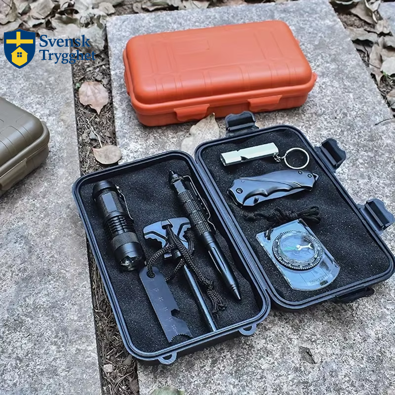 Vattentät förseglad överlevnadsboxbehållare