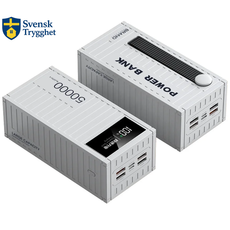 TitanPower 50K – Portabel Nödladdare med Hög Kapacitet (50 000 mAh) för Friluftsliv & Krisberedskap