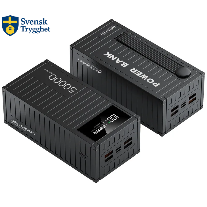 TitanPower 50K – Portabel Nödladdare med Hög Kapacitet (50 000 mAh) för Friluftsliv & Krisberedskap