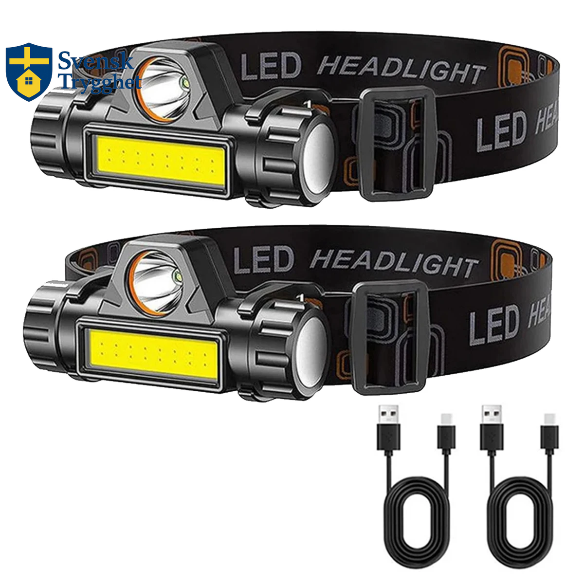 LED Pannlampa, Kraftfull & Superljusstark Vattentät Pannlampa för Utomhusbruk