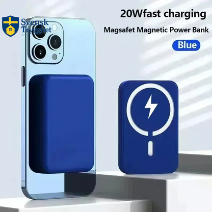 50000mAh Powerbank 20W - Trådlös Snabbladdare Extern Batteripack med Type-C för iPhone, Samsung, Bärbar dator