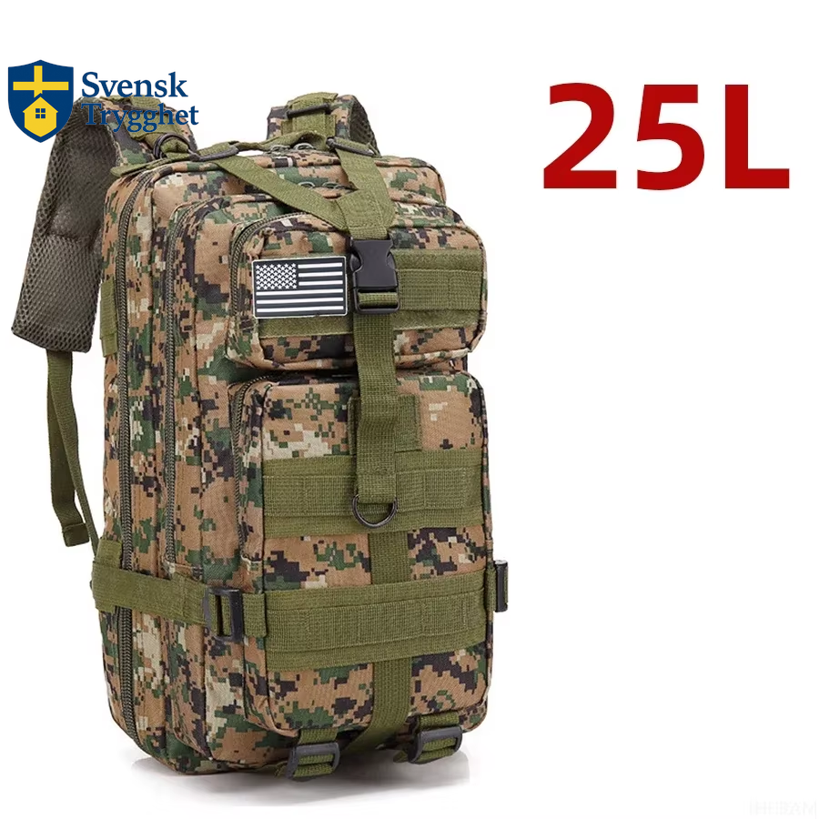 25L/50L Slitstark Survival-ryggsäck