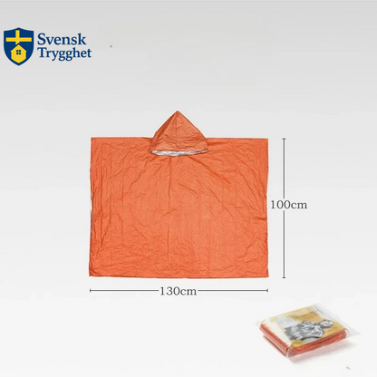 Vattentät överlevnad Regnjacka
