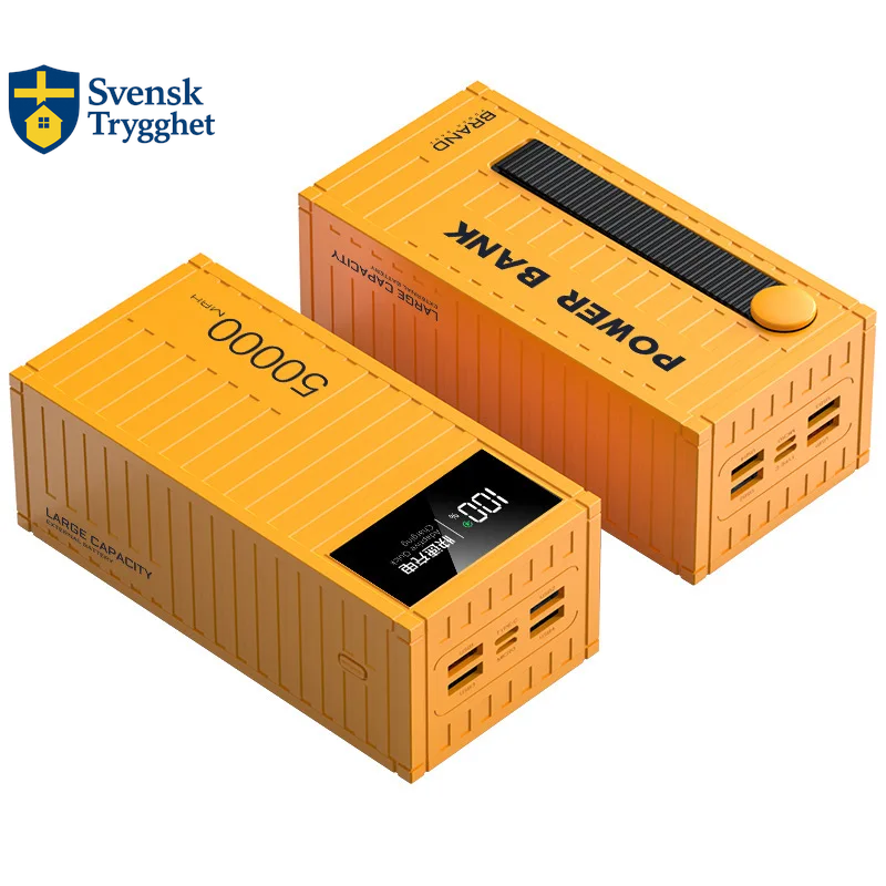 TitanPower 50K – Portabel Nödladdare med Hög Kapacitet (50 000 mAh) för Friluftsliv & Krisberedskap