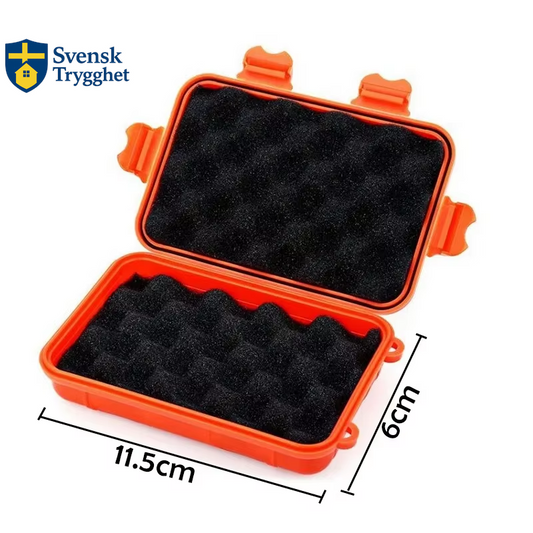 Vattentät förseglad överlevnadsboxbehållare