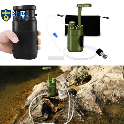 Vattenfilter och renare för utomhusbruk