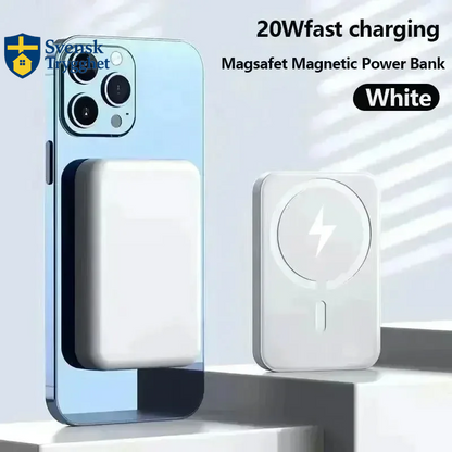50000mAh Powerbank 20W - Trådlös Snabbladdare Extern Batteripack med Type-C för iPhone, Samsung, Bärbar dator